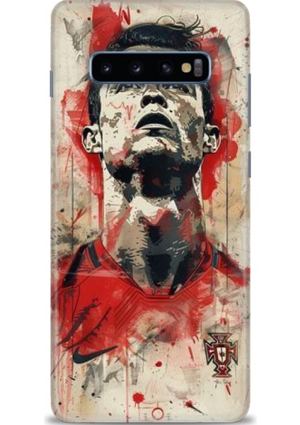 Samsung Galaxy S10 Plus Hd Baskılı Kılıf + Seramik Tam Kaplayan Ekran Koruyucu 5