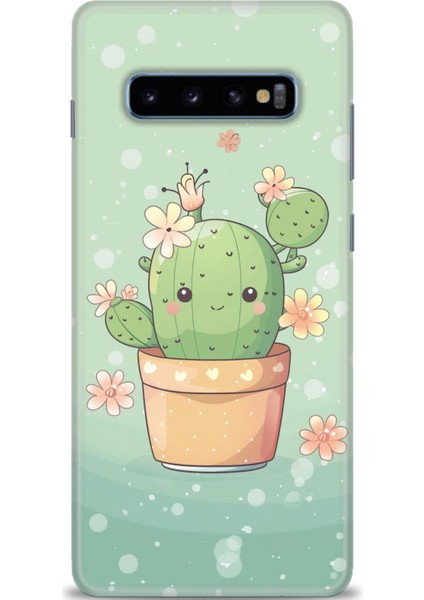 Samsung Galaxy S10 Plus Hd Baskılı Kılıf + Seramik Tam Kaplayan Ekran Koruyucu 303