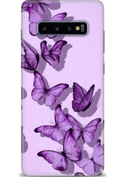 Samsung Galaxy S10 Plus Hd Baskılı Kılıf + Seramik Tam Kaplayan Ekran Koruyucu 300