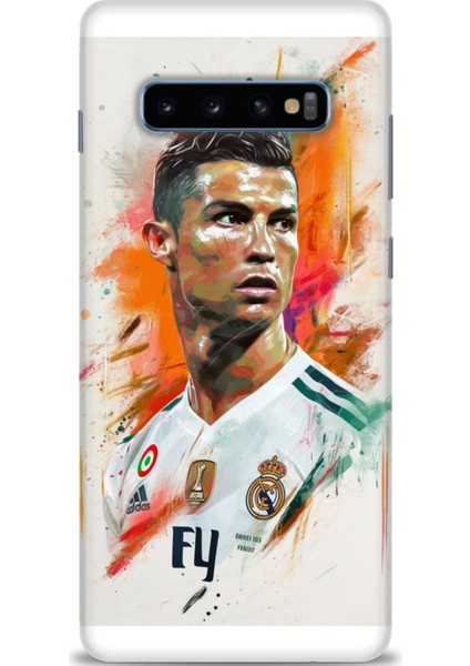 Samsung Galaxy S10 Plus Hd Baskılı Kılıf + Seramik Tam Kaplayan Ekran Koruyucu 7