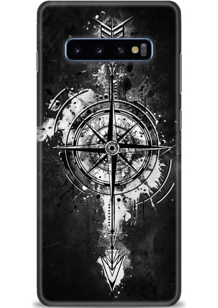 Samsung Galaxy S10 Plus Hd Baskılı Kılıf + Seramik Tam Kaplayan Ekran Koruyucu 85