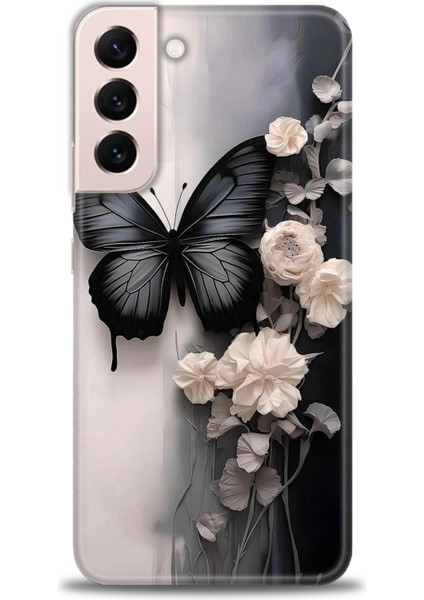 Samsung Galaxy S22 Plus Hd Baskılı Kılıf + Seramik Tam Kaplayan Ekran Koruyucu 148