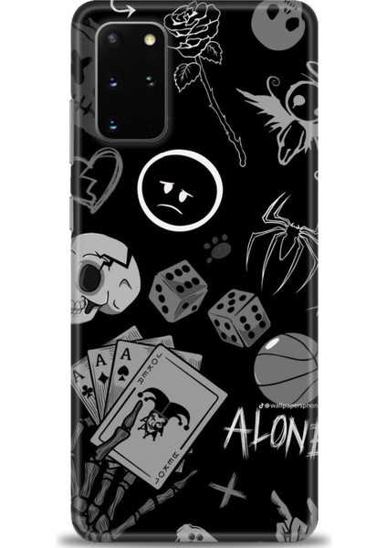 Samsung Galaxy S20 Plus Hd Baskılı Kılıf + Seramik Tam Kaplayan Ekran Koruyucu 354