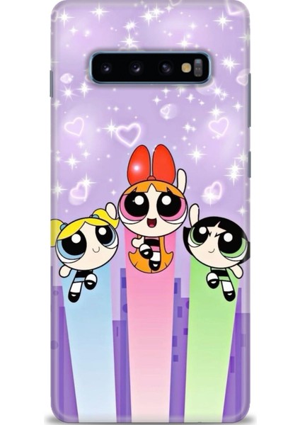 Samsung Galaxy S10 Plus Hd Baskılı Kılıf + Seramik Tam Kaplayan Ekran Koruyucu 128