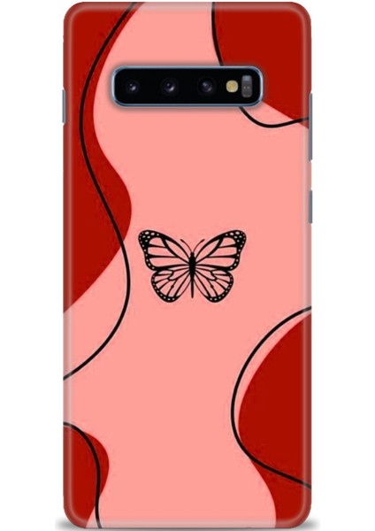 Samsung Galaxy S10 Plus Hd Baskılı Kılıf + Seramik Tam Kaplayan Ekran Koruyucu 189