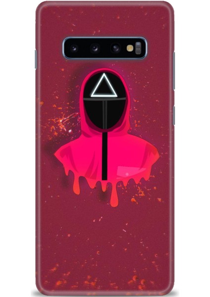 Samsung Galaxy S10 Plus Hd Baskılı Kılıf + Seramik Tam Kaplayan Ekran Koruyucu 287