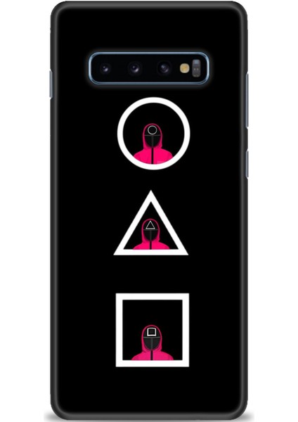 Samsung Galaxy S10 Plus Hd Baskılı Kılıf + Seramik Tam Kaplayan Ekran Koruyucu 285