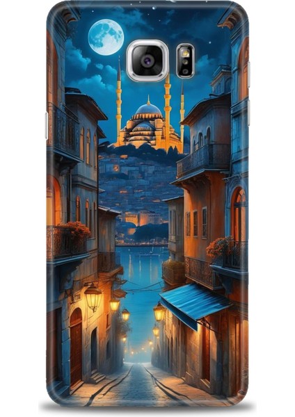 Samsung Galaxy Note 5 Hd Baskılı Kılıf + Seramik Tam Kaplayan Ekran Koruyucu 221