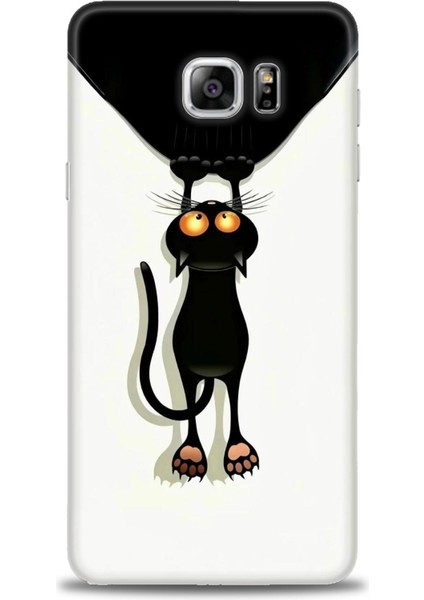 Samsung Galaxy Note 5 Hd Baskılı Kılıf + Seramik Tam Kaplayan Ekran Koruyucu 61