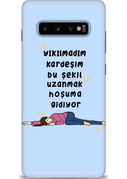 Samsung Galaxy S10 Plus Hd Baskılı Kılıf + Seramik Tam Kaplayan Ekran Koruyucu 169