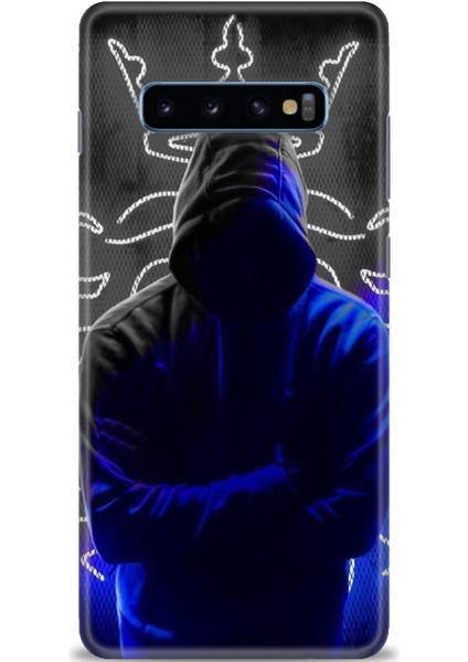 Samsung Galaxy S10 Plus Hd Baskılı Kılıf + Seramik Tam Kaplayan Ekran Koruyucu 357