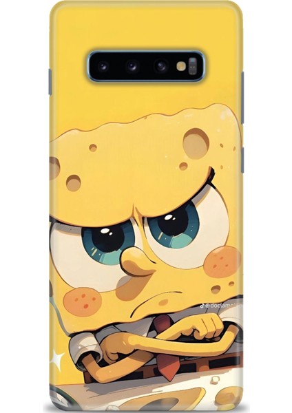 Samsung Galaxy S10 Plus Hd Baskılı Kılıf + Seramik Tam Kaplayan Ekran Koruyucu 459