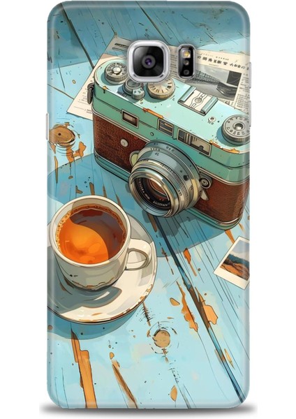 Samsung Galaxy Note 5 Hd Baskılı Kılıf + Seramik Tam Kaplayan Ekran Koruyucu 269