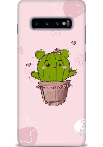 Samsung Galaxy S10 Plus Hd Baskılı Kılıf + Seramik Tam Kaplayan Ekran Koruyucu 304