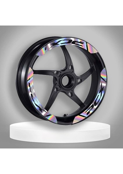 Gogo Reflektörlü Yamaha R25 Jant Şeridi Sarı 006