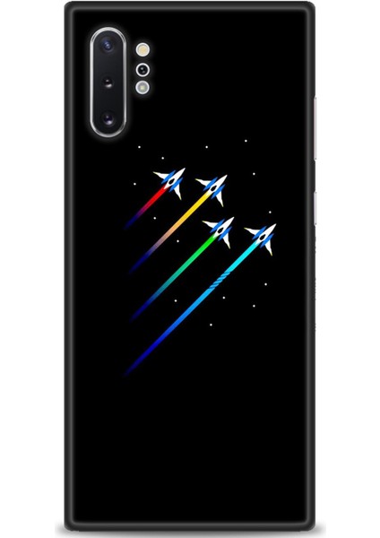 Samsung Galaxy Note 10 Plus Hd Baskılı Kılıf + Seramik Tam Kaplayan Ekran Koruyucu 389