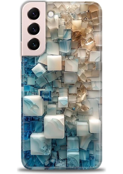 Samsung Galaxy S22 Plus Hd Baskılı Kılıf + Seramik Tam Kaplayan Ekran Koruyucu 326