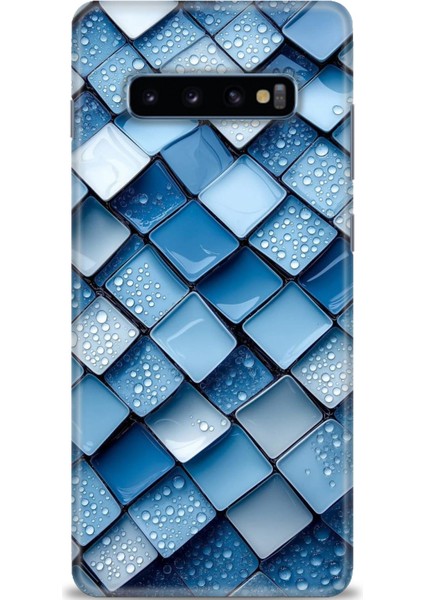Samsung Galaxy S10 Plus Hd Baskılı Kılıf + Seramik Tam Kaplayan Ekran Koruyucu 328