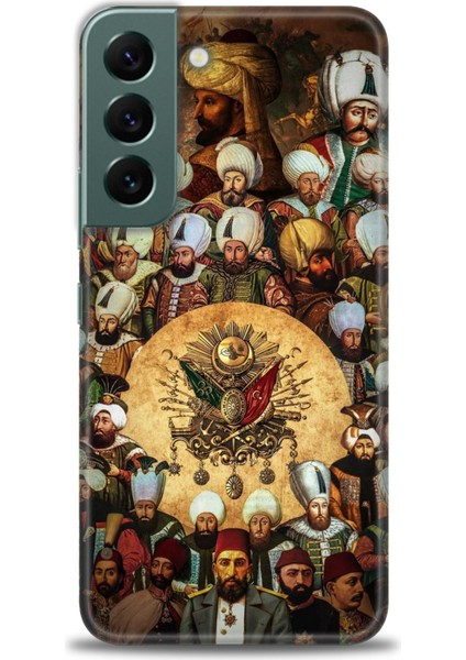 Samsung Galaxy S22 Hd Baskılı Kılıf + Seramik Tam Kaplayan Ekran Koruyucu 468