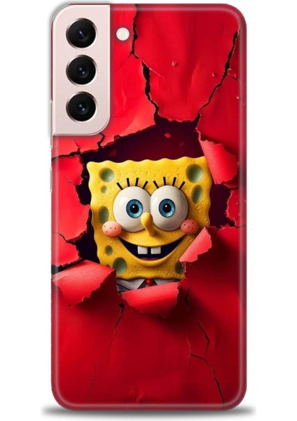 Samsung Galaxy S22 Plus Hd Baskılı Kılıf + Seramik Tam Kaplayan Ekran Koruyucu 458