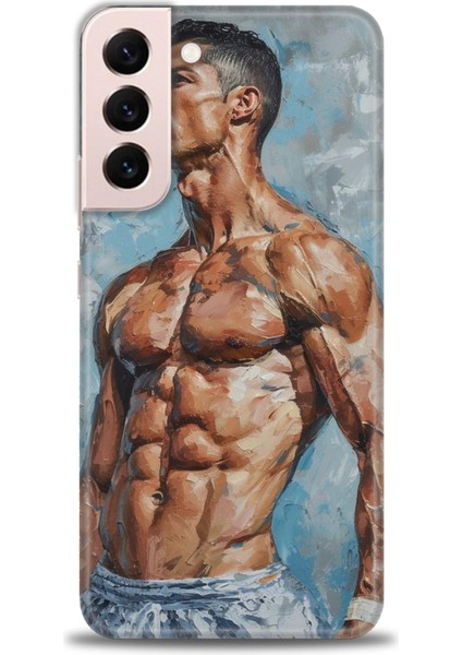 Samsung Galaxy S22 Plus Hd Baskılı Kılıf + Seramik Tam Kaplayan Ekran Koruyucu 4