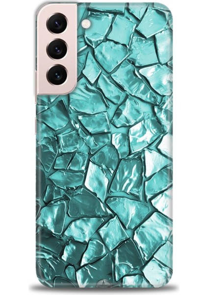 Samsung Galaxy S22 Plus Hd Baskılı Kılıf + Seramik Tam Kaplayan Ekran Koruyucu 335