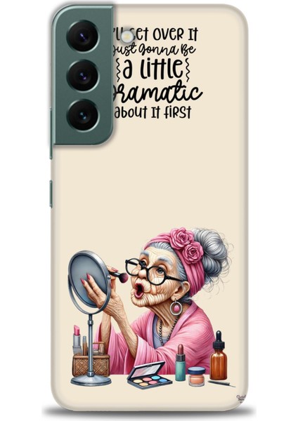 Samsung Galaxy S22 Hd Baskılı Kılıf + Seramik Tam Kaplayan Ekran Koruyucu 48