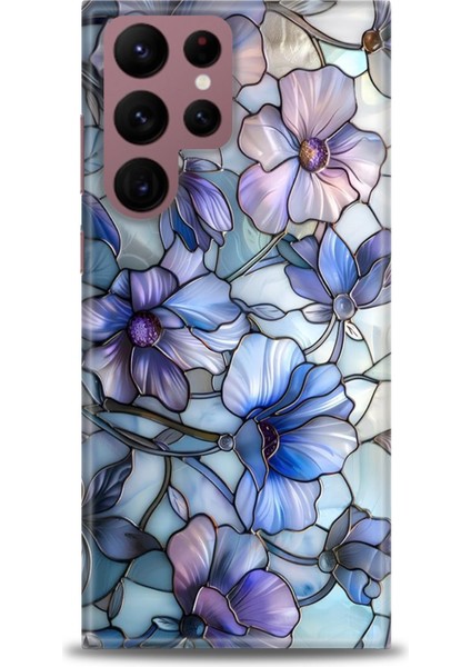 Samsung Galaxy S22 Ultra Hd Baskılı Kılıf + Seramik Tam Kaplayan Ekran Koruyucu 333