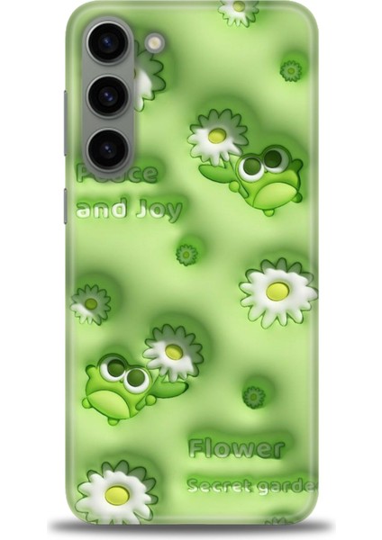 Samsung Galaxy S23 Plus Hd Baskılı Kılıf + Seramik Tam Kaplayan Ekran Koruyucu 116