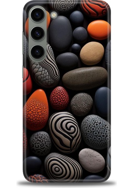 Samsung Galaxy S23 Plus Hd Baskılı Kılıf + Seramik Tam Kaplayan Ekran Koruyucu 344