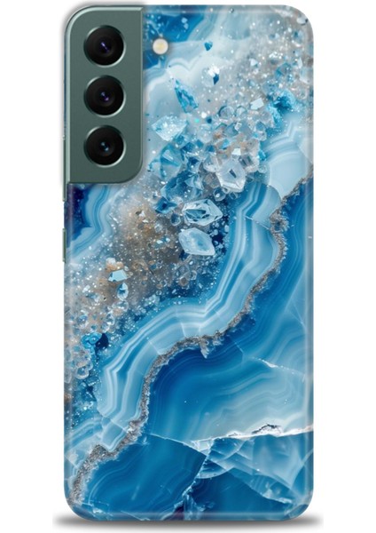 Samsung Galaxy S22 Hd Baskılı Kılıf + Seramik Tam Kaplayan Ekran Koruyucu 317
