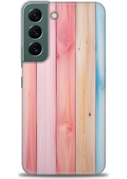 Samsung Galaxy S22 Hd Baskılı Kılıf + Seramik Tam Kaplayan Ekran Koruyucu 433
