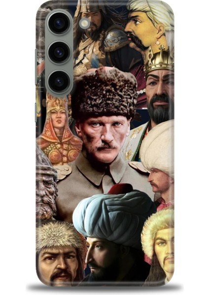 Samsung Galaxy S23 Plus Hd Baskılı Kılıf + Seramik Tam Kaplayan Ekran Koruyucu 466
