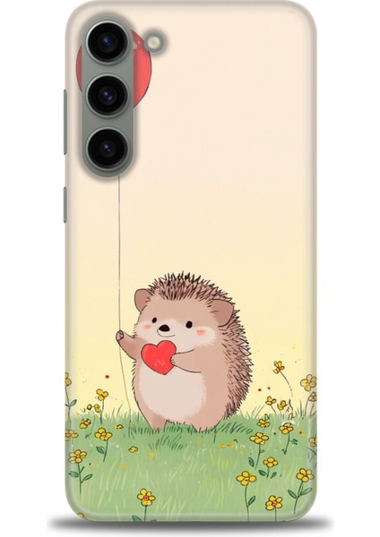 Samsung Galaxy S23 Plus Hd Baskılı Kılıf + Seramik Tam Kaplayan Ekran Koruyucu 305