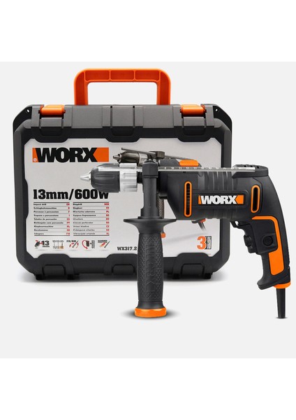 WX317.2 600W Kömürsüz Darbeli Matkap