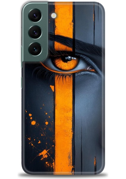 Samsung Galaxy S22 Hd Baskılı Kılıf + Seramik Tam Kaplayan Ekran Koruyucu 142