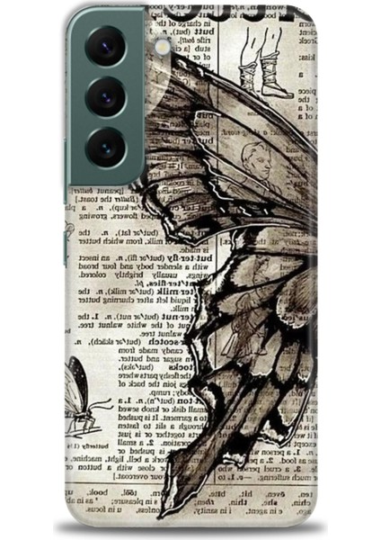 Samsung Galaxy S22 Hd Baskılı Kılıf + Seramik Tam Kaplayan Ekran Koruyucu 209
