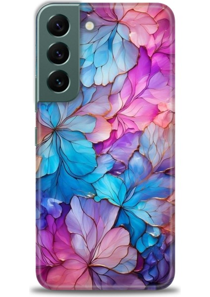 Samsung Galaxy S22 Hd Baskılı Kılıf + Seramik Tam Kaplayan Ekran Koruyucu 325