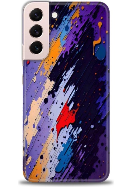 Samsung Galaxy S22 Plus Hd Baskılı Kılıf + Seramik Tam Kaplayan Ekran Koruyucu 436