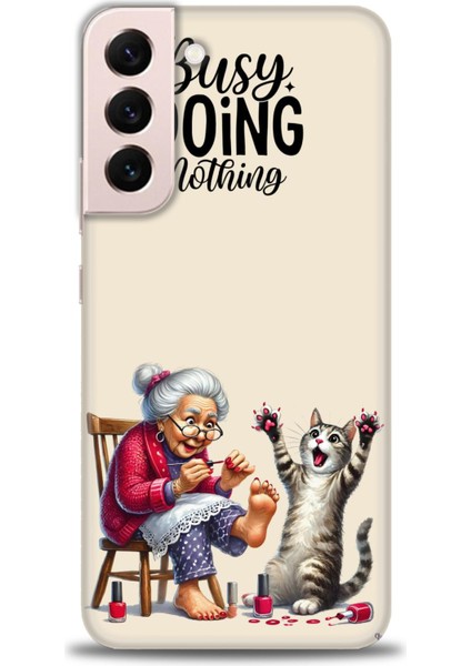 Samsung Galaxy S22 Plus Hd Baskılı Kılıf + Seramik Tam Kaplayan Ekran Koruyucu 44
