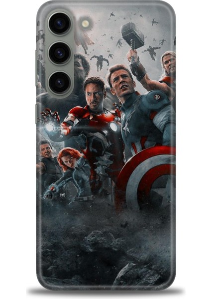 Samsung Galaxy S23 Plus Hd Baskılı Kılıf + Seramik Tam Kaplayan Ekran Koruyucu 98