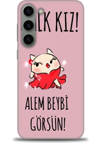 Samsung Galaxy S23 Plus Hd Baskılı Kılıf + Seramik Tam Kaplayan Ekran Koruyucu 165