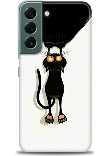 Samsung Galaxy S22 Hd Baskılı Kılıf + Seramik Tam Kaplayan Ekran Koruyucu 61