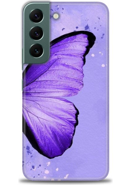 Samsung Galaxy S22 Hd Baskılı Kılıf + Seramik Tam Kaplayan Ekran Koruyucu 299
