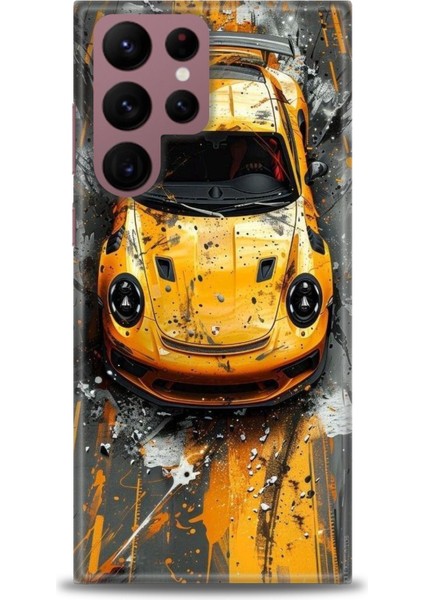 Samsung Galaxy S22 Ultra Hd Baskılı Kılıf + Seramik Tam Kaplayan Ekran Koruyucu 104