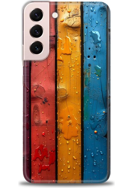 Samsung Galaxy S22 Plus Hd Baskılı Kılıf + Seramik Tam Kaplayan Ekran Koruyucu 435