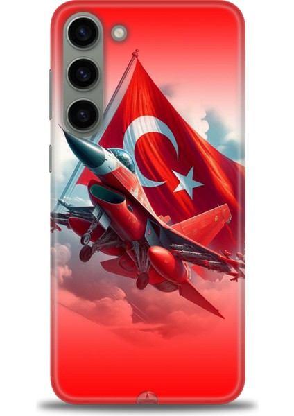 Samsung Galaxy S23 Plus Hd Baskılı Kılıf + Seramik Tam Kaplayan Ekran Koruyucu 38