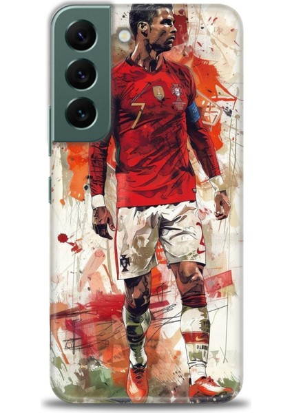 Samsung Galaxy S22 Hd Baskılı Kılıf + Seramik Tam Kaplayan Ekran Koruyucu 2