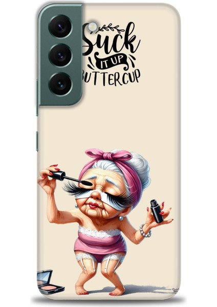 Samsung Galaxy S22 Hd Baskılı Kılıf + Seramik Tam Kaplayan Ekran Koruyucu 50