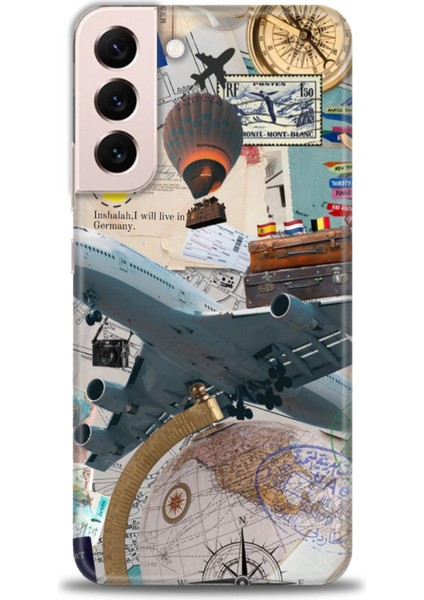 Samsung Galaxy S22 Plus Hd Baskılı Kılıf + Seramik Tam Kaplayan Ekran Koruyucu 261